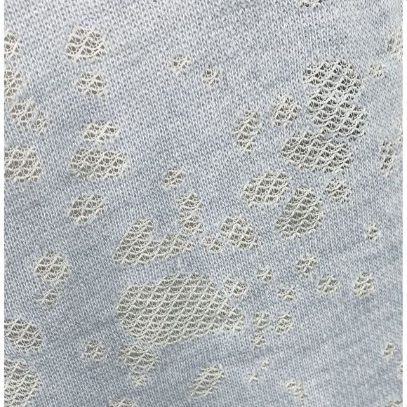 Maronie Oversized Burnout Lace-Up Pullover Hoodie - Size Medium - Picture 4 of 7